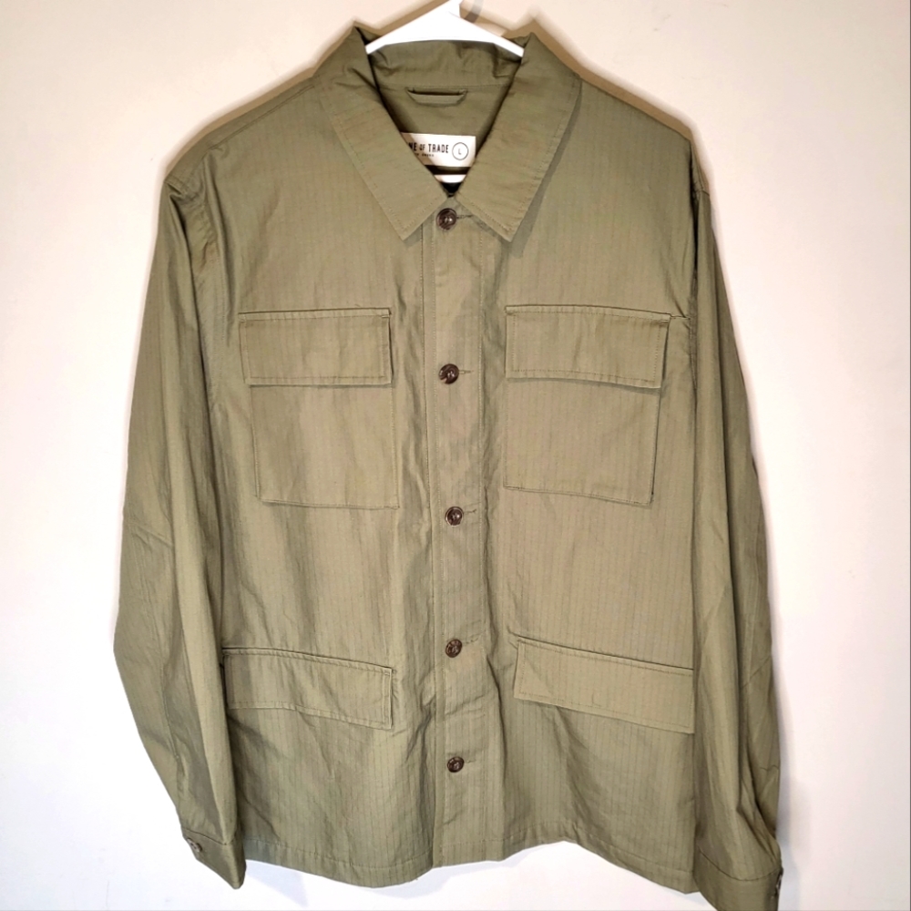 Line of Trade The Campbell Ripstop Workwear Field Shirt Jacket Size Large